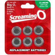 Screaming O Batterier AG10 LR1130 6-pack