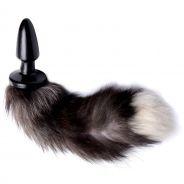 Tailz Grey Fox Tail Analplugg