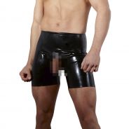 Late X Latex Showmaster Öppna Boxershorts Män