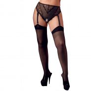 Cottelli Trosa med Höfthållare i Mesh Plus Size