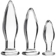 Sinful BumBum Analpluggar i Glas Set