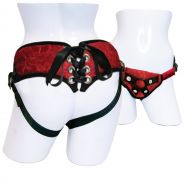 Sportsheets Red Lace Corsette Strap-On Harness