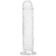 Willie City Realistisk Klar Dildo med Sugpropp 18 cm