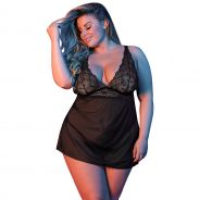 Magic Silk Fly Away Babydoll Set Plus Size