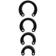 Mancage Svart Reservring-Set 5 st