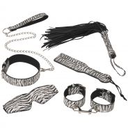 baseks Zebra Kinky Bondageset 6 delar