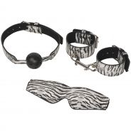 baseks Zebra Kinky Bondageset 3 delar