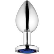 Sinful Blue Jewel Medium Metall Analplugg