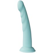 Dillio Platinum Slim Seven Teal Dildo med Sugkopp 21 cm