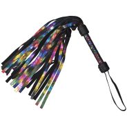 Strict Rainbow Läder Flogger 90,5 cm
