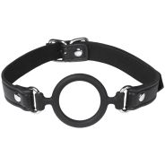 obaie Konstläder & Silikon O-ring Gag
