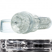 Fleshlight GO Torque Ice Genomskinlig Masturbator bild på förpackningen 1