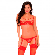 Seven til Midnight Hey Baby Red Bra Set  1