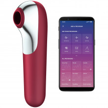 Satisfyer Dual Love Lufttrycksvibrator Produktbild med app 2
