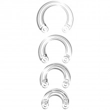 Mancage Genomskinlig Reservring-Set 5 st