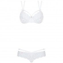 Obsessiv Vit Spets BH-Set