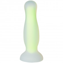 baseks Glow in the Dark Gul Medium Analdildo