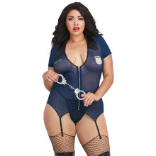 Dreamgirl Lieutenant Lusty Poliskostym Plus Size Produktbild 1