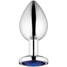 Sinful Blue Jewel Medium Metall Analplugg