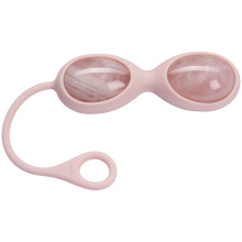 Le Wand Yoni Rosenkvarts Dubbla Knipkulor Produktbild 1