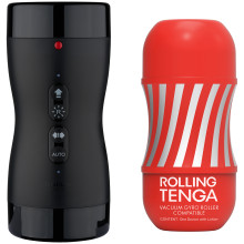 TENGA Vacuum Gyro Roller Machine + TENGA Rolling  Cup
