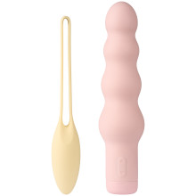 Amaysin Pleasure Set med Beaded Dildo och Knipkula 55g Produktbild 1
