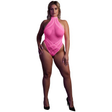Ouch! Glow in The Dark Neonrosa Body Plus-Size Produktbild 1