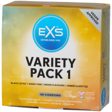 EXS Variety Pack 1 Kondomer 48 st Produktförpackning 1