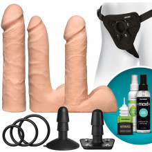 Vac-U-Lock Dual Density Strap-On Ultraskyn Set  1