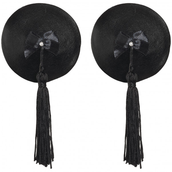 Bijoux Burlesque Pasties Läder Bröstsmycken Produktbild 1