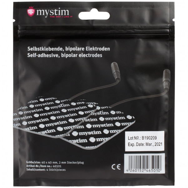 Mystim Elektroder Självhäftande 4-pack  100