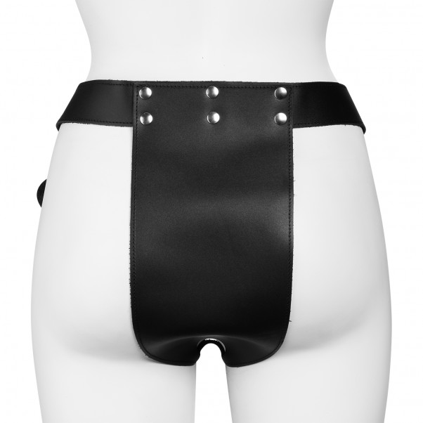 Rimba Läder Kyskhetsbälte för Kvinnör öppen Framdel M/L produktbild 3
