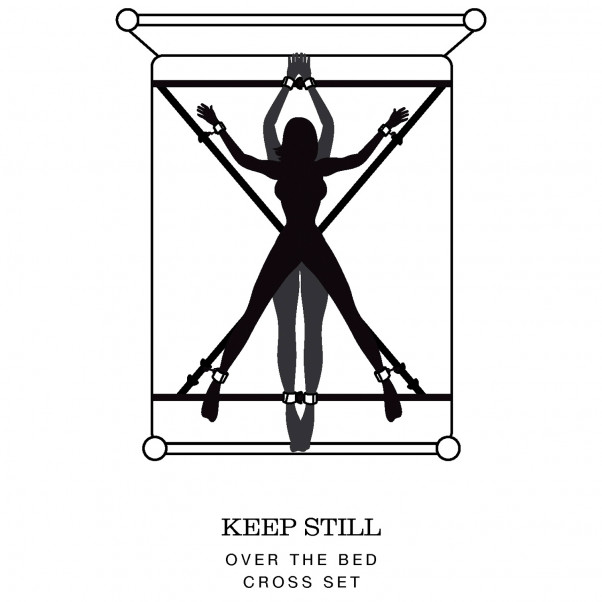 Fifty Shades of Grey Kryssformat Bondagekit Till Sängen  6