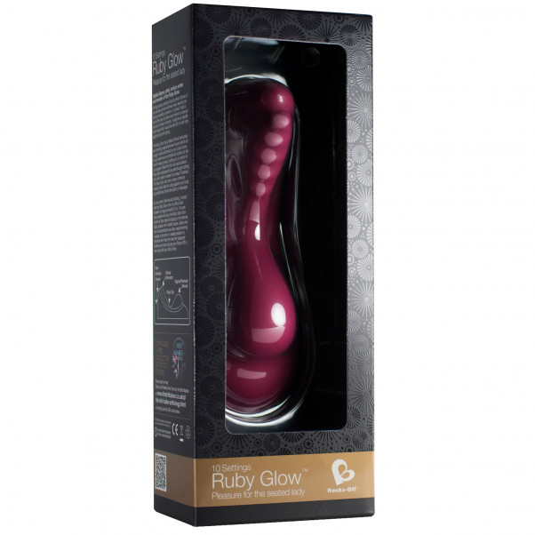 Rocks Off Ruby Glow Handfri Vibrator  4
