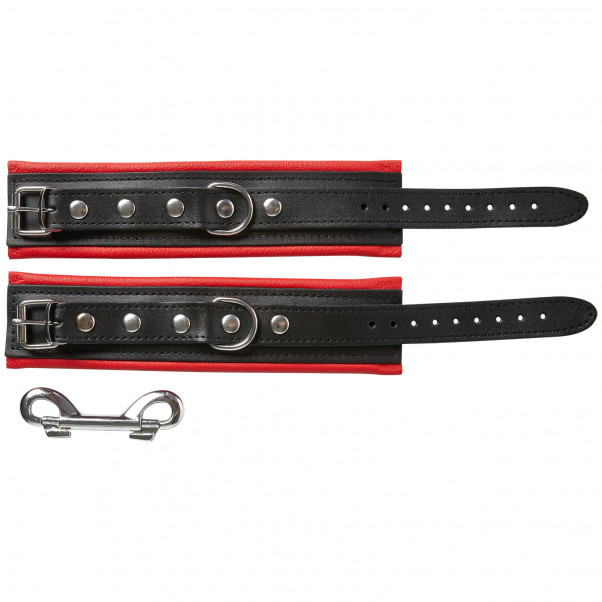 SToys Röda Handledsmanschetter i Läder Smala produkt i hand 3