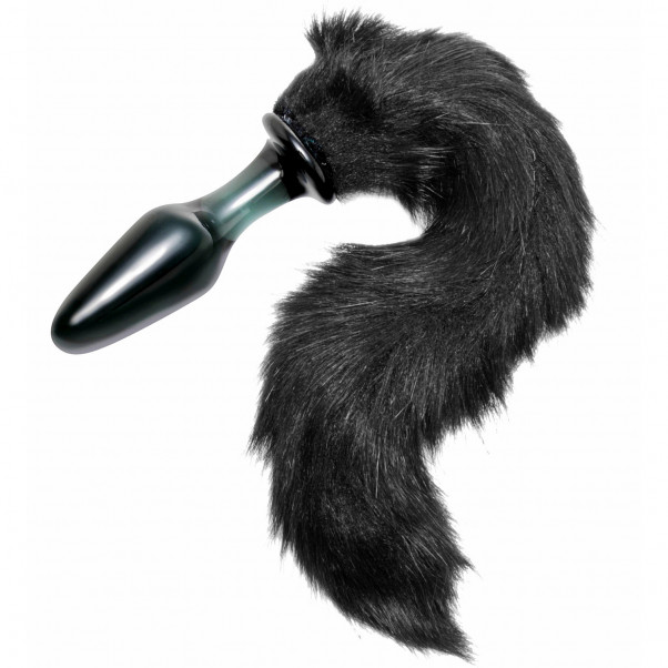Tailz Midnight Fox Tail Glas Analplugg  1