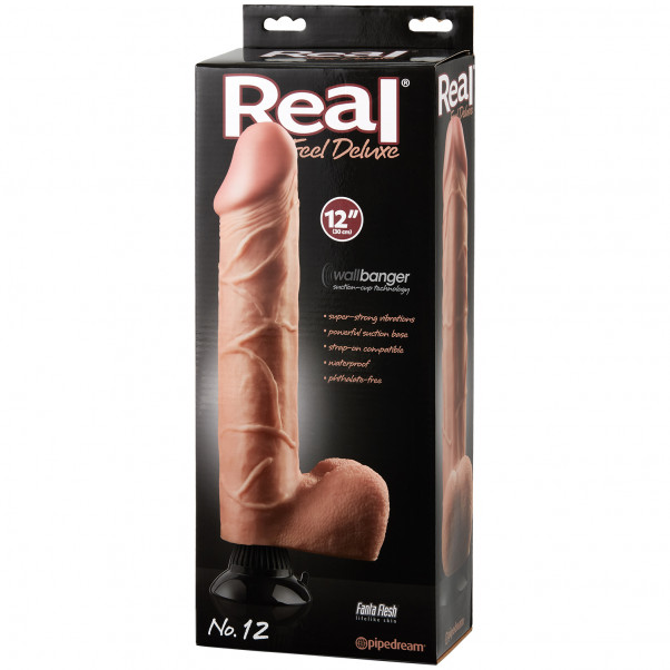 Real Feel Deluxe No. 12 Dildovibrator 30 cm bild på förpackningen 90