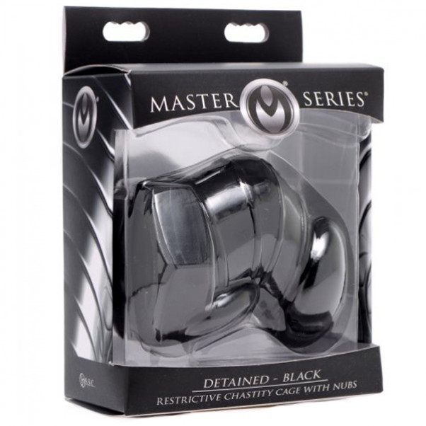 Master Series Detained Black Restrictive Kyskhetsbälte