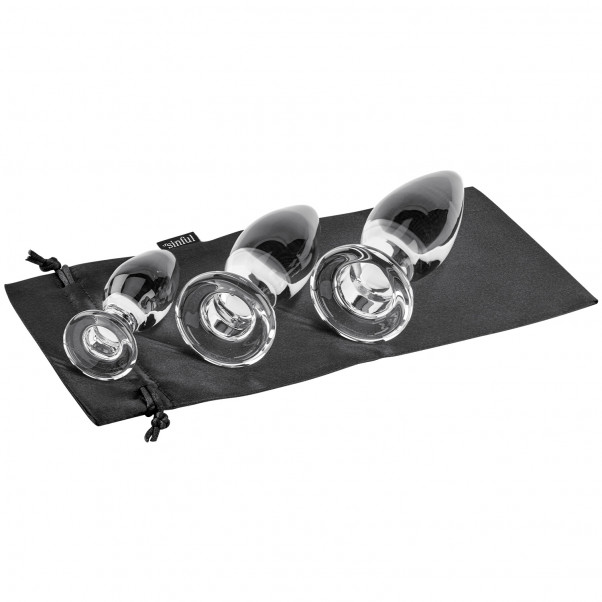 Sinful BumBum Analpluggar i Glas Set  3