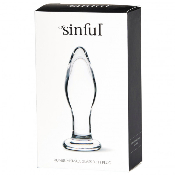 Sinful BumBum Analplugg i Glas Small  4