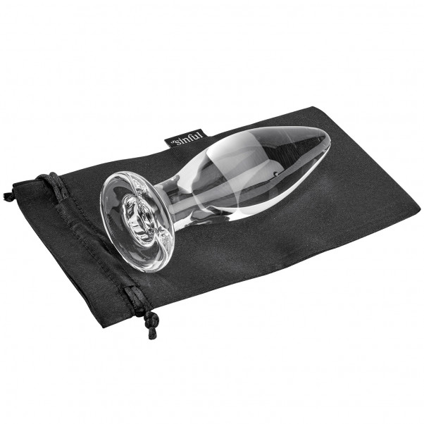Sinful BumBum Analplugg i Glas Medium  2
