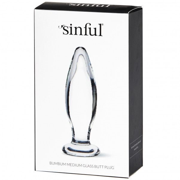 Sinful BumBum Analplugg i Glas Medium  4