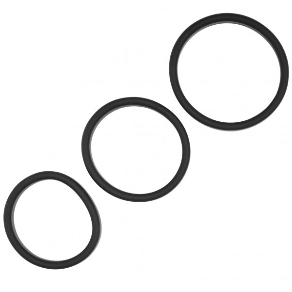 Sinful Premium Penisringar i Silikon Set 3 st  2