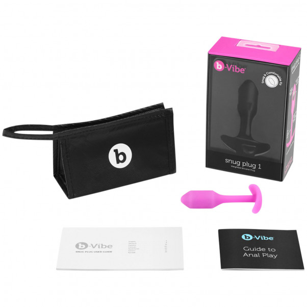 B-Vibe Snug Plug 1 Analplugg  4