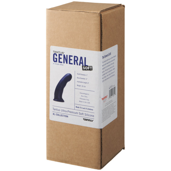 Tantus General Super Soft Silikondildo 22 cm Produktförpackning 90