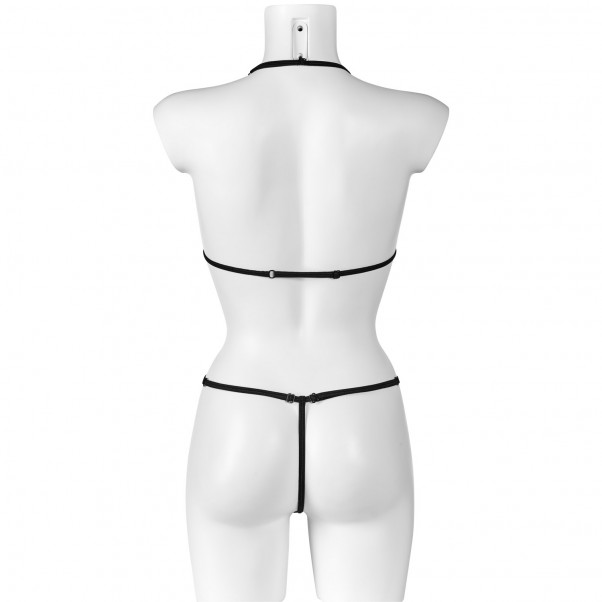 NORTIE Friia Svart BH och Grenlös String Set  8