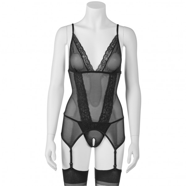 Nortie Thora Kroppsstrumpa med Höfthållare Spetsset  1