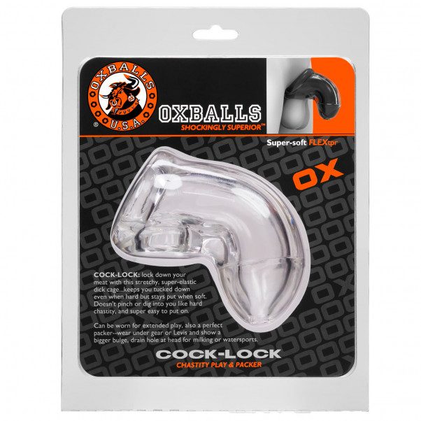 Oxballs Cock Lock Kyskhetsbälte Clear Onesize  3