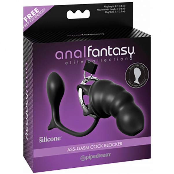 Anal Fantasy Ass-Gasm Kyskhetsbälte med Buttplug  2