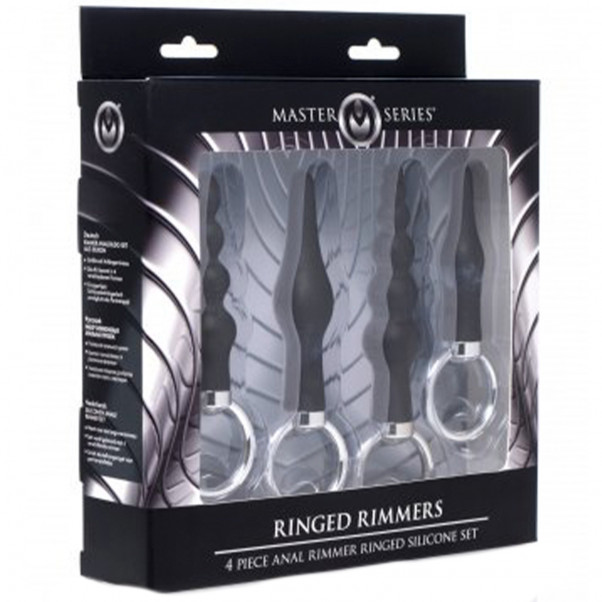 Master Series Ringed Rimmers Analplugg Set  3